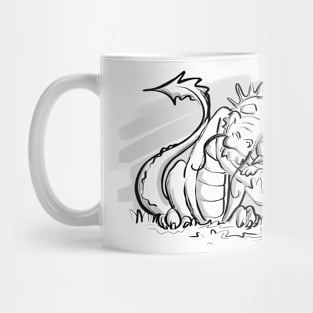 Rooster & dragon Mug